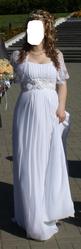 Свадебное платье в греческом стиле,  белого цвета,  из салона.
